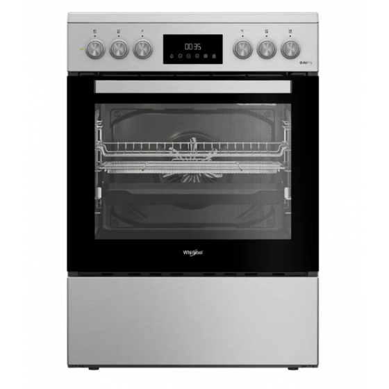 WHIRLPOOL W6V8LCSATX1 Ελεύθερη Κουζίνα 72lt με Κεραμικές Εστίες 60cm WHIRLPOOL W6V8LCSATX1 Ελεύθερη Κουζίνα 72lt με Κεραμικές Εστίες 60cm